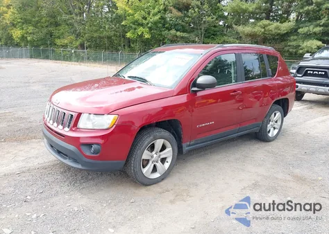 2012 Jeep Compass Sport из США, поврежденный, VIN 1C4NJCBBXCD634206